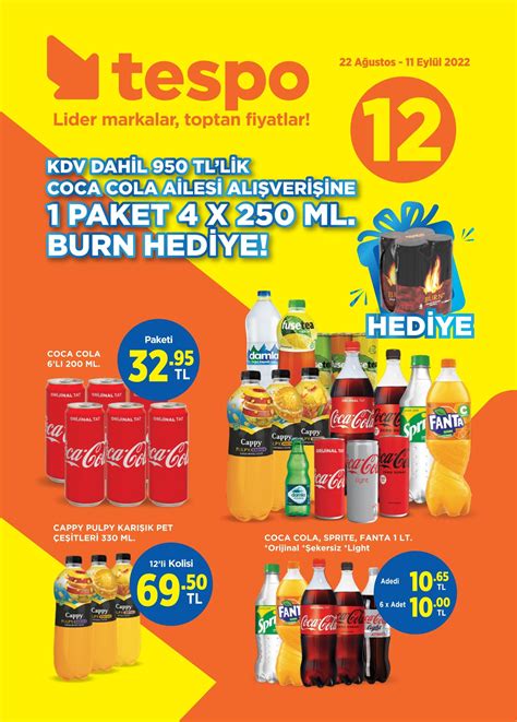 Tespo 12 Eylül - 2 Ekim Broşürü