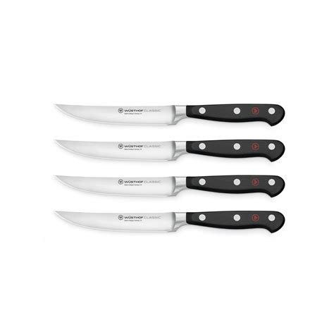 WÜsthof Classic 4 Piece Steak Knife Set Cassandras Kitchen