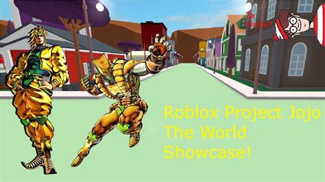 Roblox Project Jojo The World Showcase Youtube