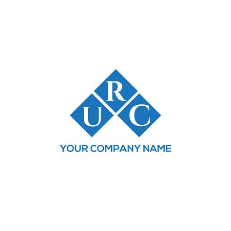 URC letter logo design on white background. URC creative initials letter logo concept. URC ...