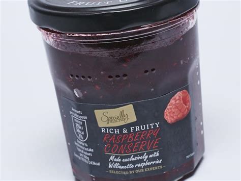 Aldi Specially Selected Raspberry Conserve Analysis Features The