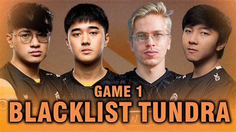 BLACKLIST Vs TUNDRA HYPE GAME 1 CAST BY KUKU ARMEL BARLO JAU