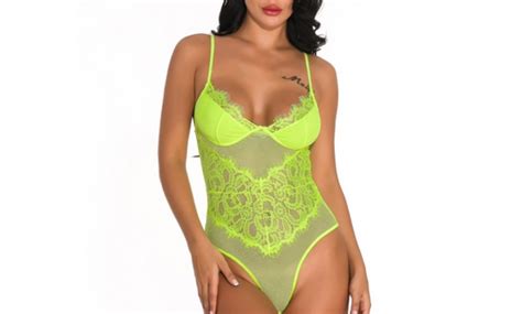 Up To 74 Off Women S One Piece Laced Lingerie Groupon