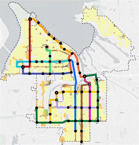 Revised Streetcar map I made and posted on Twitter : r/Tacoma