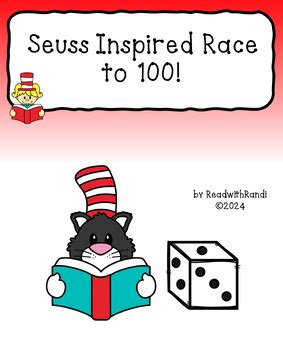 Seuss Inspired Race To 100 Math Game No Prep By Read With Randi