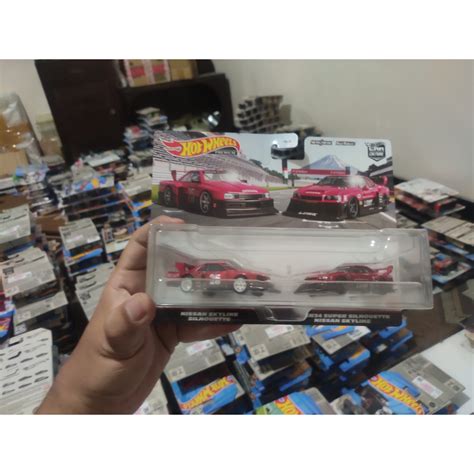 Jual HOT WHEELS TWO 2 PACK PREMIUM NISSAN SKYLINE R34 SILHOUETTE Shopee Indonesia