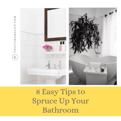 Easy Tips To Spruce Up Your Bathroom Thifty Mama Life