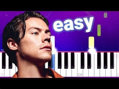 Harry Styles Falling 100 EASY Piano Tutorial Piano Tutorial