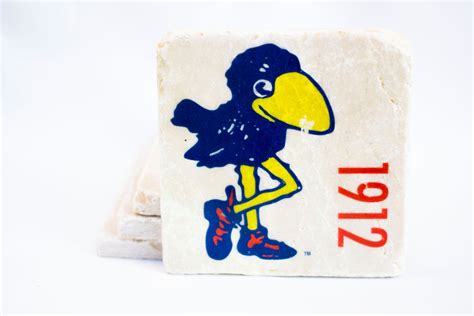 KU Vintage Kansas Jayhawk 1912 Mascot by KansasCityCoasterCo