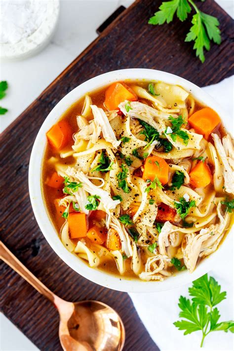 30-Minute Ninja Foodi Chicken Noodle Soup - Wendy Polisi