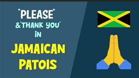 5 Ways To Say Please And Thanks Like A Jamaican Youtube