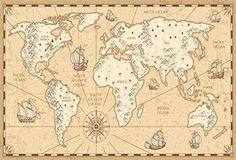 Amazon Aofoto X Ft Ancient World Map Backdrop Military Nautical