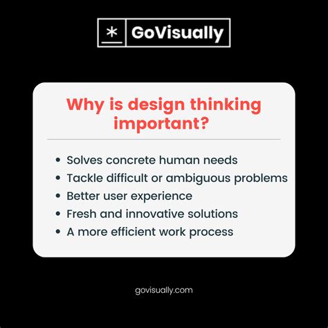 What Is Design Thinking And Why Is It Important GoVisually