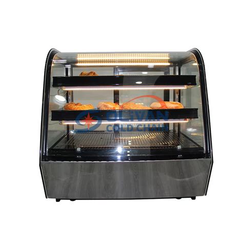 Economic Anti Fog Salad Showcase Ice Cream Counter Fridge Small Table