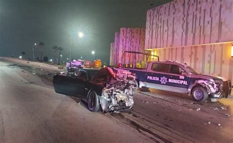 Una Mujer Muri Al Chocar De Frente Con Auto Que Hu A De La Polic A