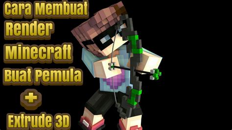 Cara Membuat Render Minecraft D Di Android Minecraft Tutorial Youtube