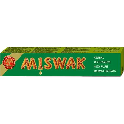 Билкова паста за зъби Мисвак 158 г / 170 г - Dabur - AyurShop