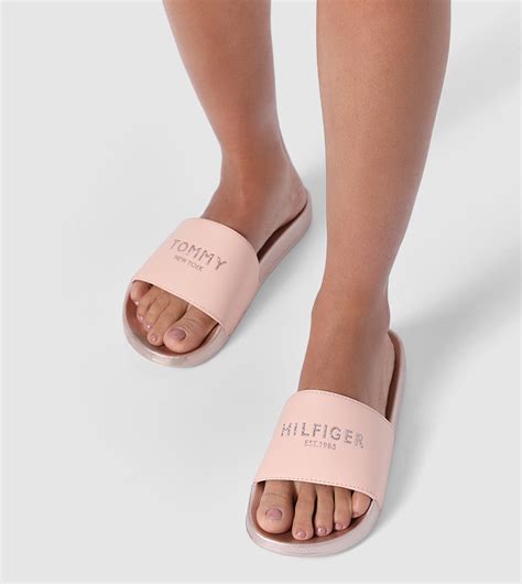 Buy Tommy Hilfiger Slides Slippers Nude In Nude 6thStreet Qatar