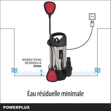 Powerplus Pompe Eau Lectrique Powew Pompe Eau Submersible