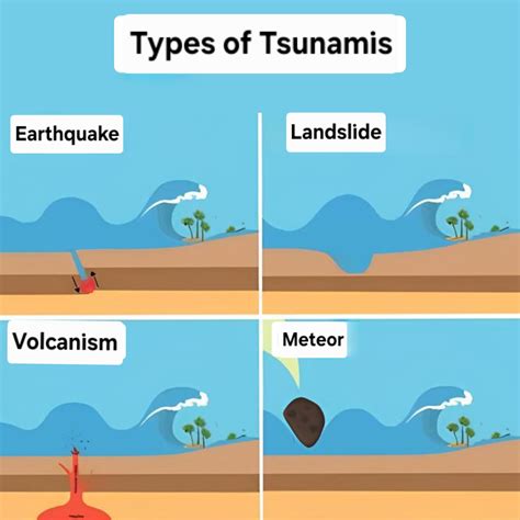 flight tsunamis  giant waves caused   sudden displacement