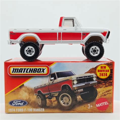 matchbox  ford   ranger pickup  mix   basic power grab
