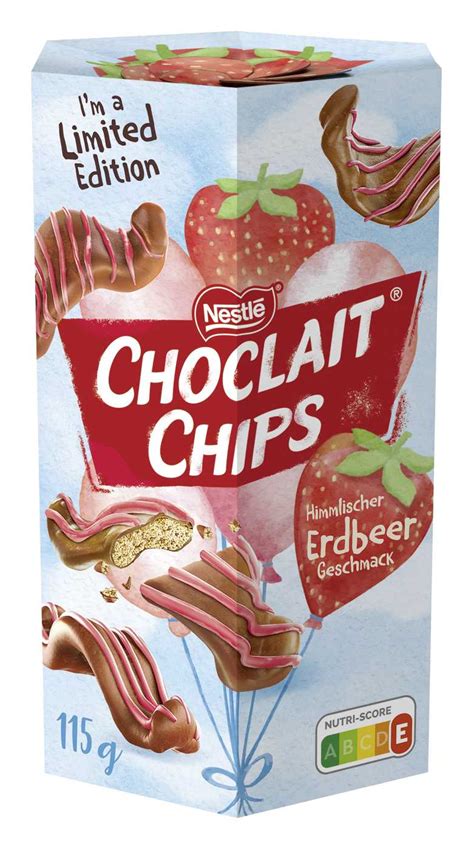 NESTLE CHOCLAIT CHIPS ERDBEER Depha GmbH