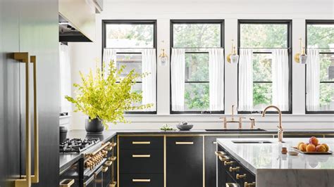small kitchen window treatments ideas   big  style livingetc