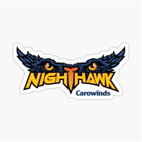 Nighthawk Carowinds Sticker By Coastershirts Redbubble