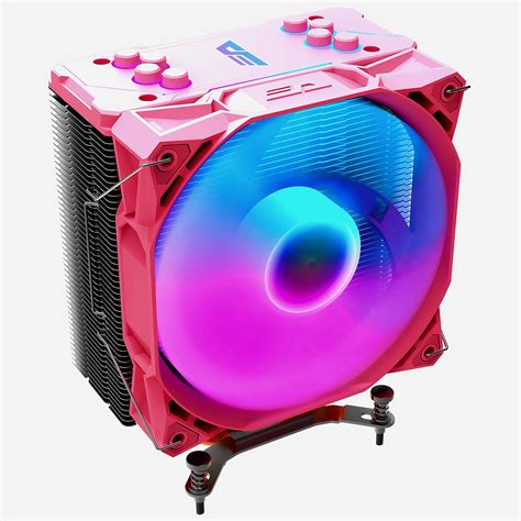 Cooler Para Processador DarkFlash Ellsworth S11 Pro 122MM RGB Rosa