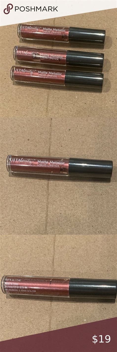 ULTA Beauty Matte Metallic Liquid Lipstick, Set of 3