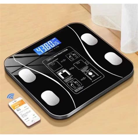 Balança Digital Corporal Profissional - Balança Digital Corporal Bioimpendância Profissional Bluetooth Até 180 ...