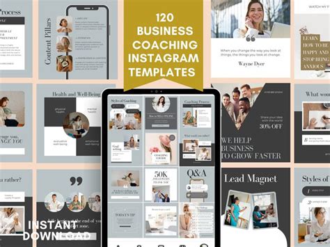 Business Coaching Instagram Post Templates Editable In Canva 120