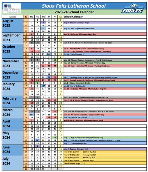 Sioux Falls Schools Calendar 2024 - Cayla Daniele