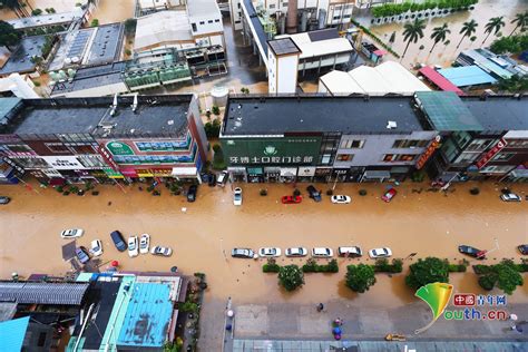 东莞降暴雨多地“水浸街” 积水没膝市民街头抓鱼 搜狐新闻