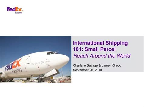 Ppt International Shipping Small Parcel Powerpoint Presentation