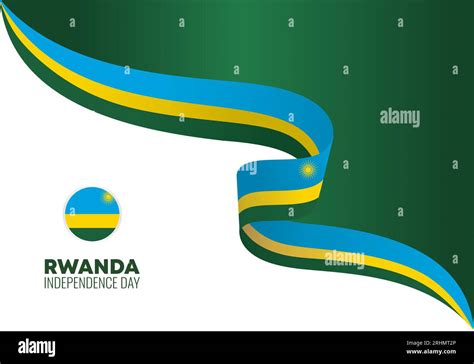 Rwanda Independence Day Background Banner Poster For National