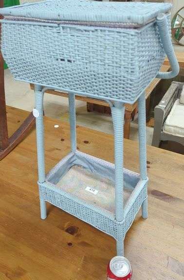 Wicker Sewing Stand Dixon S Auction At Crumpton