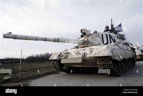 7th March 1994 During the war in Bosnia: a Danish Leopard 1A5 Main ...