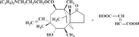 Tiamulin hydrogen fumarate. | Download Scientific Diagram