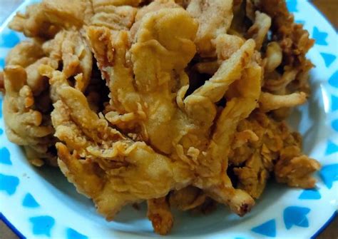 Resep Jamur Tiram Crispy Renyah Tahan Lama Oleh Bunda Lia Cookpad