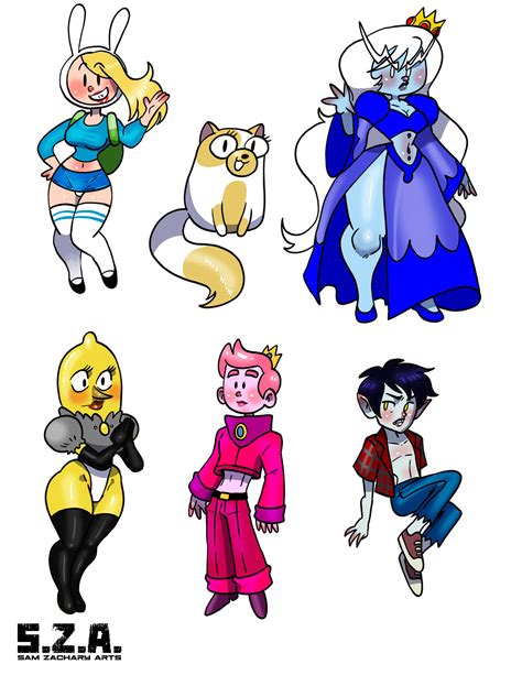 Adventure Time Characters 7 by SamZacharyArts on DeviantArt