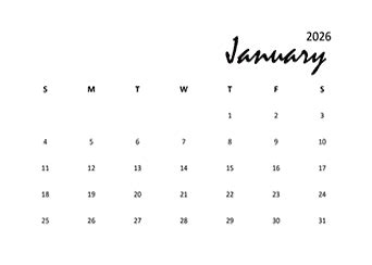 2026 Mini Calendar - CalendarLabs