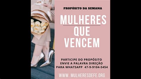 Mulheres que vencem Propóstio YouTube