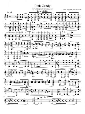 Free Sheet Music Pink Candy By Kotaro Oshio Play And Download Any Time