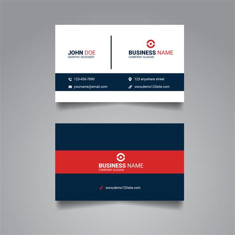 Modern Double Side Business Card Template Design Masterbundles