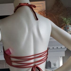 Xhilaration Swim Crochet Halter High Neck Bikini Top Poshmark