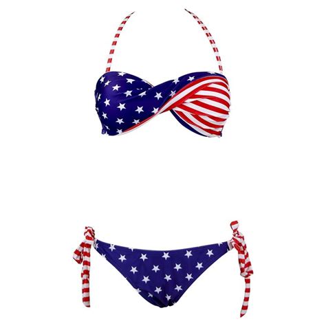 Twisted USA Flag Bikini BK