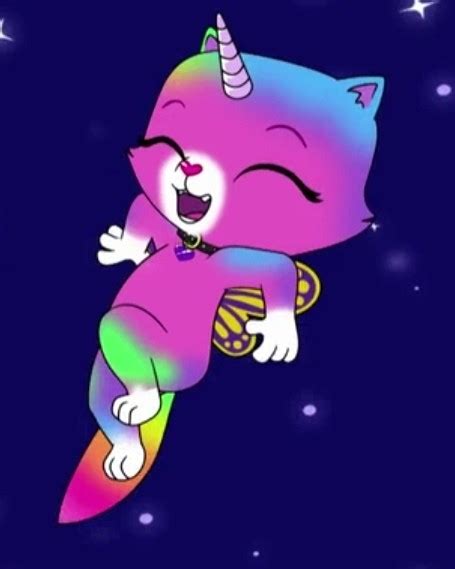 Создать мем "фелисити радужная бабочка единорог, радужно бабочковая ...