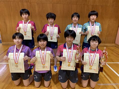 高校卓球部 インターハイダブルス出場を決めました！ 武蔵野中学高等学校