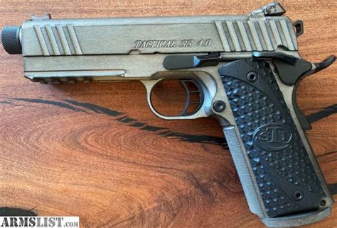 ARMSLIST For Sale STI 4 0 Tactical SS 45 Threaded Barrel 1911